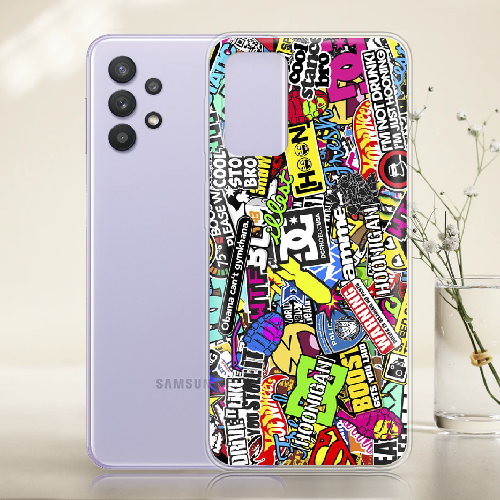 Чехол BoxFace Samsung A725 Galaxy A72 Multicolored Inscriptions