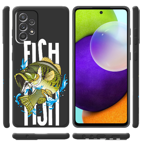 Чехол BoxFace Samsung A525 Galaxy A52 Bass fish