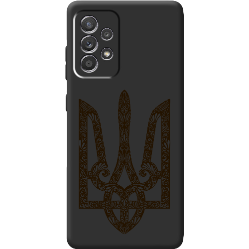 Чехол BoxFace Samsung A525 Galaxy A52 Ukrainian Black Trident