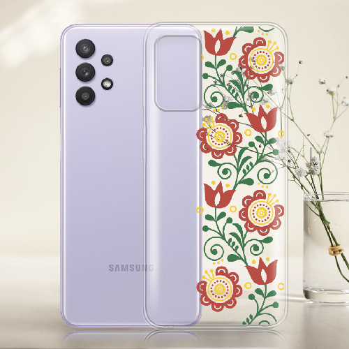 Чехол BoxFace Samsung A525 Galaxy A52 Ethno Flower