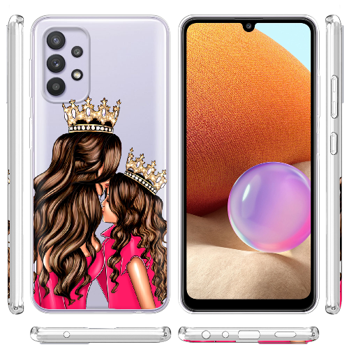 Чехол BoxFace Samsung A525 Galaxy A52 Queen and Princess