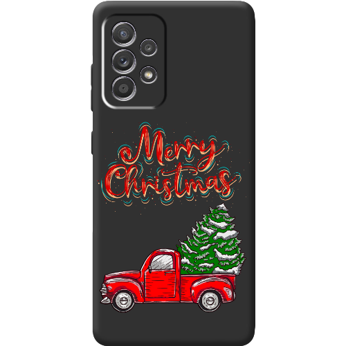 Чехол BoxFace Samsung A525 Galaxy A52 Holiday Car Merry Christmas