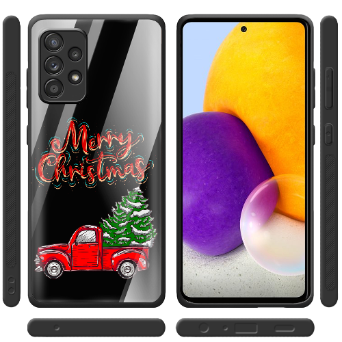 Чехол BoxFace Samsung A525 Galaxy A52 Holiday Car Merry Christmas