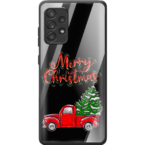 Чехол BoxFace Samsung A525 Galaxy A52 Holiday Car Merry Christmas