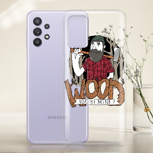 Чехол BoxFace Samsung A525 Galaxy A52 Wood you be mine