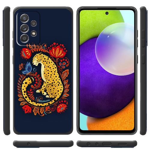 Чехол BoxFace Samsung A525 Galaxy A52 Petrykivka Leopard