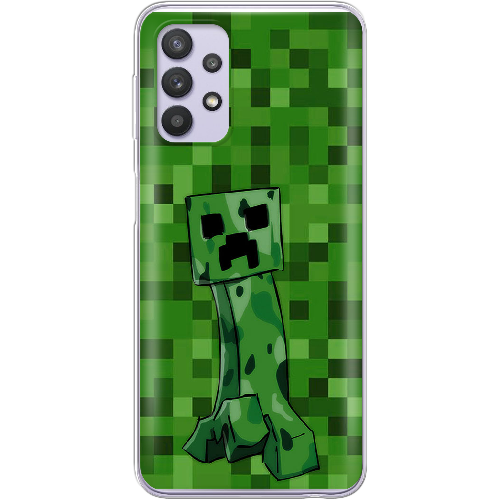 Чехол BoxFace Samsung A525 Galaxy A52 Minecraft Creeper