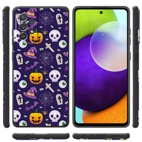 Чехол BoxFace Samsung A525 Galaxy A52 Halloween Purple Mood