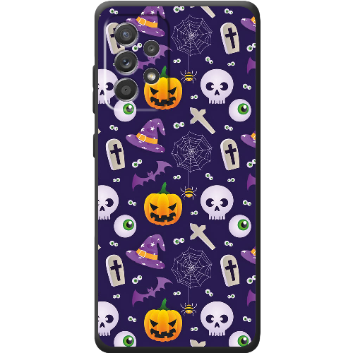 Чехол BoxFace Samsung A525 Galaxy A52 Halloween Purple Mood