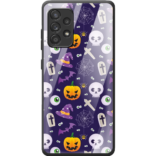 Чехол BoxFace Samsung A525 Galaxy A52 Halloween Purple Mood