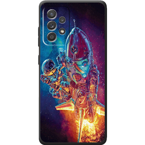 Чехол BoxFace Samsung A525 Galaxy A52 Astronaut in Space