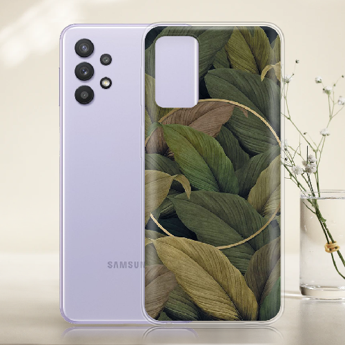 Чехол BoxFace Samsung A525 Galaxy A52 Green Leaf