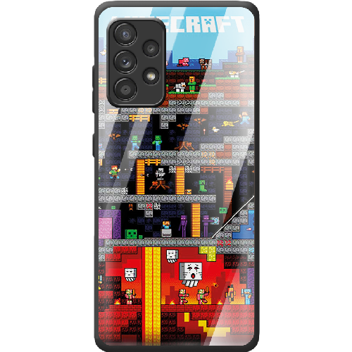 Чехол BoxFace Samsung A525 Galaxy A52 Minecraft Lode Runner