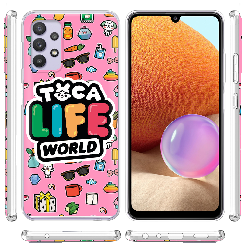 Чехол BoxFace Samsung A525 Galaxy A52 Toca Boca Life World