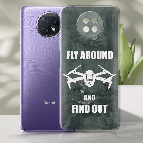 Чехол BoxFace Xiaomi Redmi Note 9T Дрон Fly Around