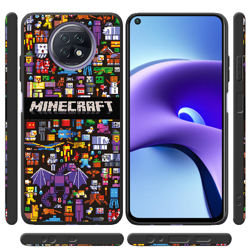 Чехол BoxFace Xiaomi Redmi Note 9T Minecraft Mobbery