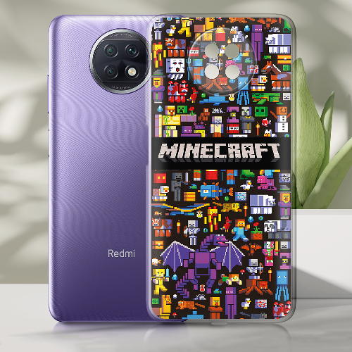 Чехол BoxFace Xiaomi Redmi Note 9T Minecraft Mobbery