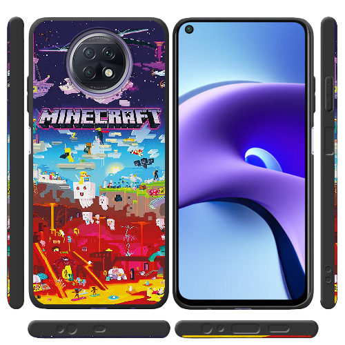 Чехол BoxFace Xiaomi Redmi Note 9T Minecraft World Beyond