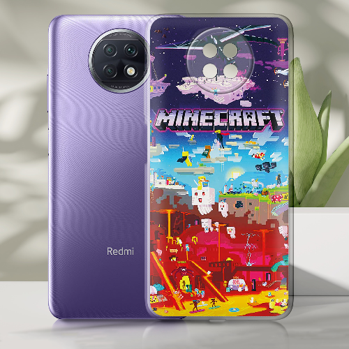 Чехол BoxFace Xiaomi Redmi Note 9T Minecraft World Beyond