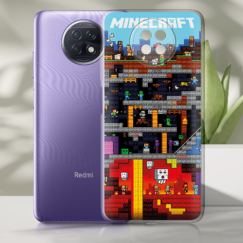 Чехол BoxFace Xiaomi Redmi Note 9T Minecraft Lode Runner