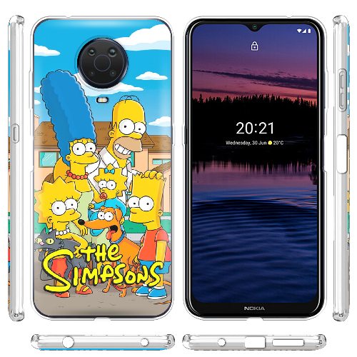 Чехол BoxFace Nokia G20 the simpsons