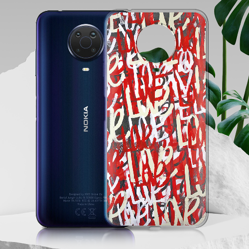 Чехол BoxFace Nokia G20 Love Graffiti