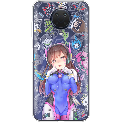 Чехол BoxFace Nokia G20 Overwatch D.VA