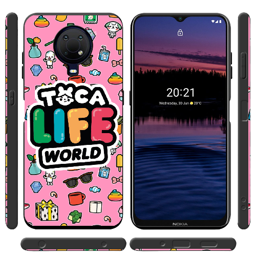 Чехол BoxFace Nokia G20 Toca Boca Life World