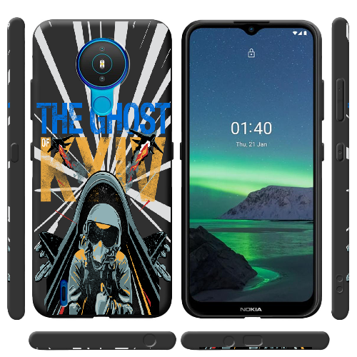 Чехол Boxface Nokia 1.4 Привид Києва в дії