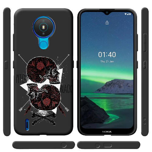 Чехол Boxface Nokia 1.4 Pitch black