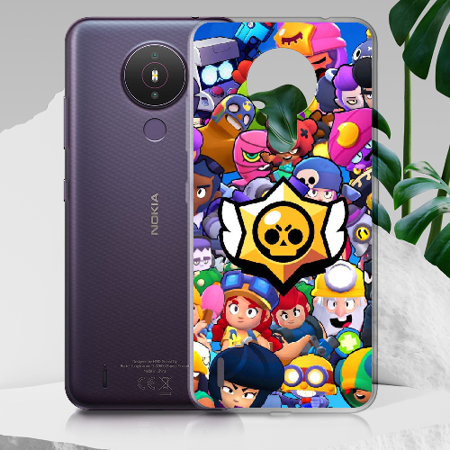 Чехол Boxface Nokia 1.4 Brawl Stars