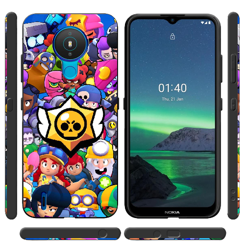 Чехол Boxface Nokia 1.4 Brawl Stars