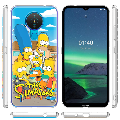 Чехол Boxface Nokia 1.4 the simpsons