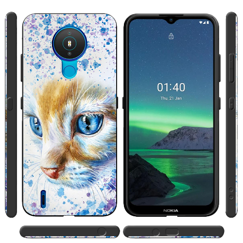 Чехол Boxface Nokia 1.4 Голубоглазый Кот