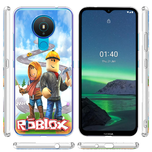 Чехол Boxface Nokia 1.4 Roblox Білдерман