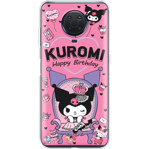 Чехол BoxFace Nokia G10 День народження Kuromi