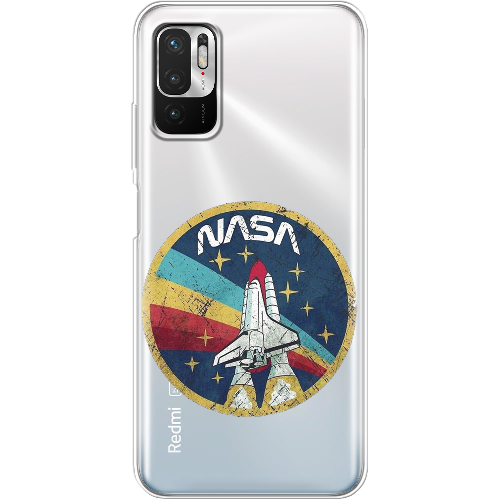 Чехол Boxface Xiaomi Redmi Note 10 5G Space Shuttle NASA