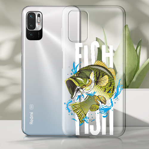 Чехол Boxface Xiaomi Redmi Note 10 5G Bass fish