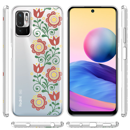 Чехол Boxface Xiaomi Redmi Note 10 5G Ethno Flower