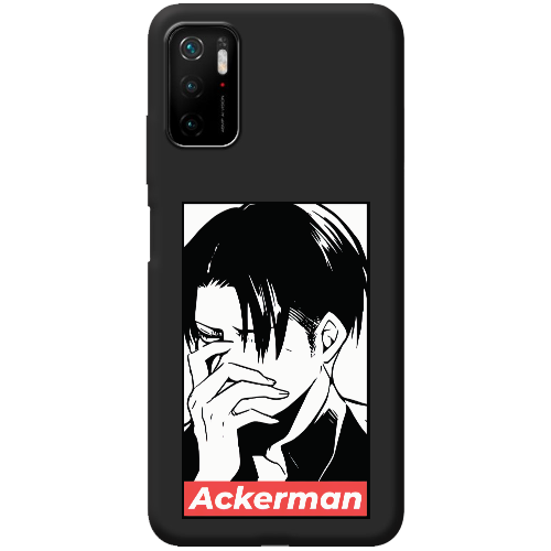 Чехол Boxface Xiaomi Redmi Note 10 5G Attack On Titan - Ackerman