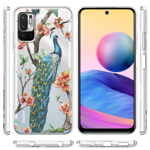 Чехол Boxface Xiaomi Redmi Note 10 5G Noble Peacock