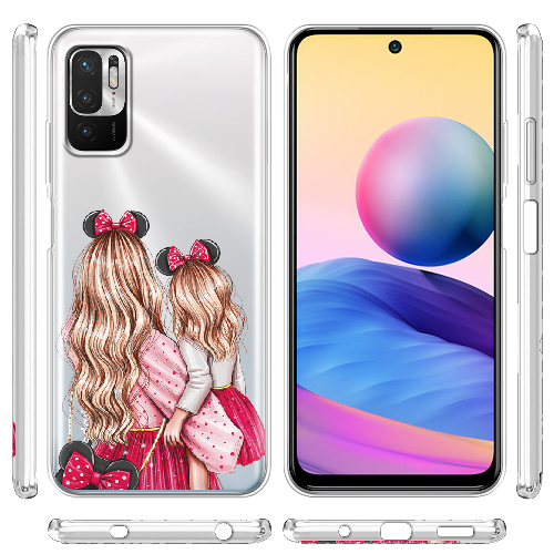 Чехол Boxface Xiaomi Redmi Note 10 5G Mouse Girls