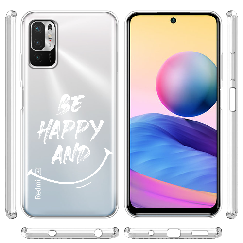 Чехол Boxface Xiaomi Redmi Note 10 5G be happy and