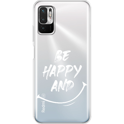 Чехол Boxface Xiaomi Redmi Note 10 5G be happy and