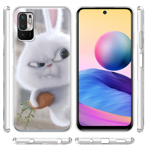 Чехол Boxface Xiaomi Redmi Note 10 5G Rabbit Snowball