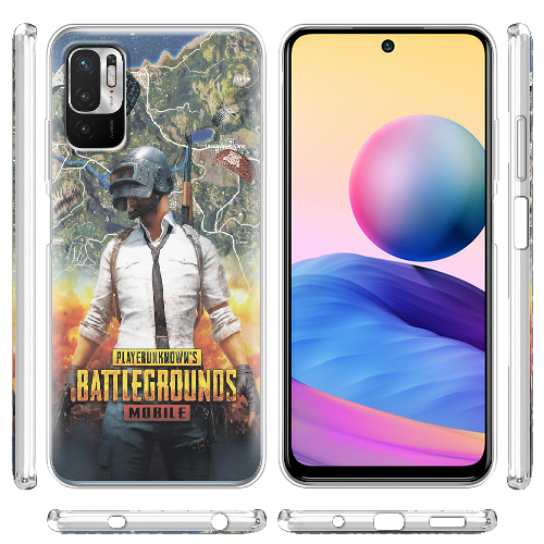 Чехол Boxface Xiaomi Redmi Note 10 5G PUBG Mobile