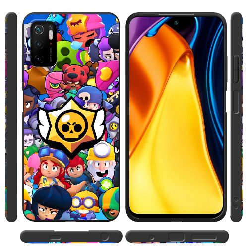 Чехол Boxface Xiaomi Redmi Note 10 5G Brawl Stars