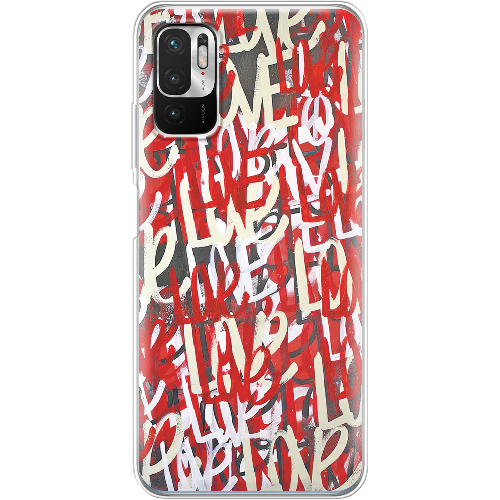 Чехол Boxface Xiaomi Redmi Note 10 5G Love Graffiti