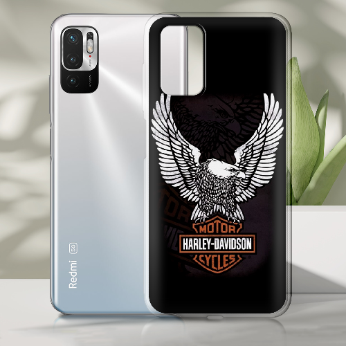 Чехол Boxface Xiaomi Redmi Note 10 5G Harley Davidson and eagle