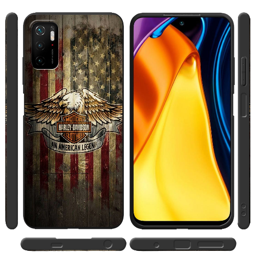 Чехол Boxface Xiaomi Redmi Note 10 5G Harley Davidson An American Legend